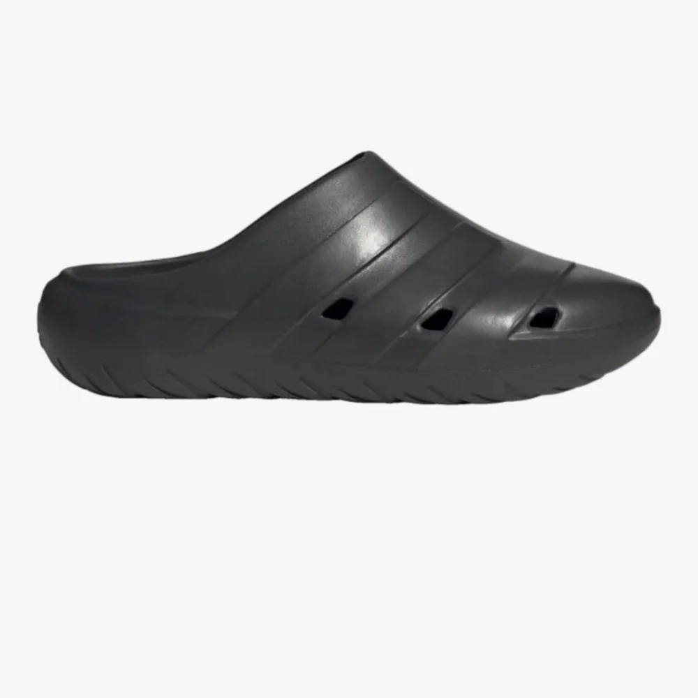 Adidas Adicane Black Slip-On Clogs